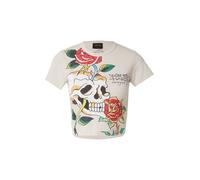 Ed Hardy Camiseta beige / rojo / negro / blanco XL beige / rojo / negro / blanco