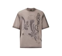 Ed Hardy Camiseta 'Eagles In Attack' gris XXL gris