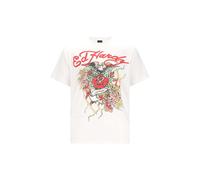 Ed Hardy Camiseta verde hierba / rojo / blanco M verde hierba / rojo / blanco