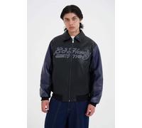 Ed Hardy Chaqueta de entretiempo 'Dead Or Alive' añil / rojo / negro / blanco XXL añil / rojo / negro / blanco