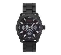 ED HARDY Reloj negro mate para hombre con esfera redonda 50442BB-42-G02
