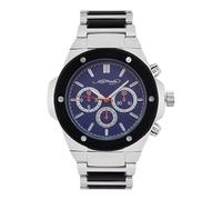 ED HARDY Reloj plateado para hombre con esfera redonda 50441SB-42-J28