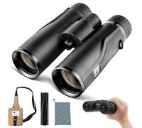 ED HD - Prismáticos de 8 x 42 pulgadas para adultos, impermeables y a prueba de niebla, con cuerpo de aleación de magnesio, prisma BAK4, prismáticos de alta potencia para observación de aves, caza