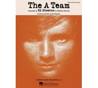 Ed Sheeran: The A Team - Piano/Vocal Sheet Music