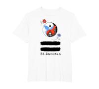 Ed Sheeran Ying Yang Camiseta, Hombre Tallas Grandes, Blanco, 4X Alto