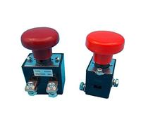 ED250B-1 250A ED125B-1 125A Interruptor de Parada de Emergencia Interruptores de Botón Pulsador de Cabeza de Seta Roja Reemplazo Para Carretillas Elevadoras Eléctrica Automóvil (ED125B-1 (125A, 48V))