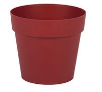 EDA - Maceta Redonda Toscana Ø 15 cm - Volumen 1,6 L - Ø 15,3 x 13,7 cm - Rojo Rubí