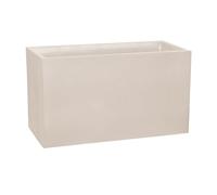 EDA Muret Volcania 116 L - Decoración de imitación Piedra - Doble Pared - Zona de retención de Agua - 99,5 x 39,5 x 60 cm - Beige Piedra