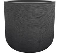 EDA PLASTIQUE - Maceta redonda 50 cm Graphit'Up - 67 L - Gris antracita