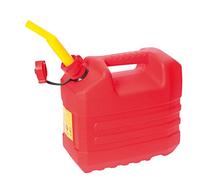 EDA Plastiques - Bidón de gasolina de plástico, rojo, 10 l