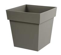 Eda Plastiques - Maceta cuadrada Toscane de 39 x 39 x 39 cm, 13.627 BL SX3