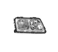 EDA PREMIUM carro Faros delanteros, Lámpara delantera Derecha 8L0941030A adecuado para 4udi A3 8L 1996-2000, sin servomotor para reg. alcance luces, con luz antiniebla, H4/H7, CEE