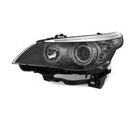 EDA PREMIUM carro Faros Izquierda 717772708 adecuado para BMW 5 E60/E61 2003-2010, (07 -), eléctrico, con motor, H6W, H7/H7, PY21W, ECE, con luz de posición lateral (LED)