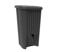 EDA - Recuperador de Agua RECUP'DECO 150 L - con Grifo y tapón de Drenaje - Apertura por la Parte Superior - Cadenassable - Gris Antracita