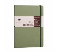 Edad bolsa Essentials thread-bound Notebook, A5, lunares, 192 páginas), color verde