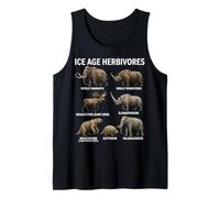 Edad de Hielo Herbívoros Mamíferos Prehistóricos Paleontología Camiseta sin Mangas