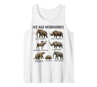 Edad de Hielo Herbívoros Mamíferos Prehistóricos Paleontología Camiseta sin Mangas