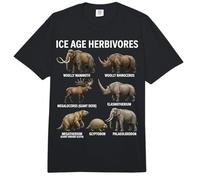 Edad de Hielo Herbívoros Mamíferos Prehistóricos Paleontología Comfort Colors Adult Heavyweight T-Shirt
