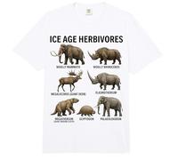 Edad de Hielo Herbívoros Mamíferos Prehistóricos Paleontología Comfort Colors Adult Heavyweight T-Shirt