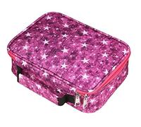 EDATOFLY Estuche Lapices 72 Ranuras Multifunción Grande Estuches Colores para Niños y Niñas (Rosa Roja)