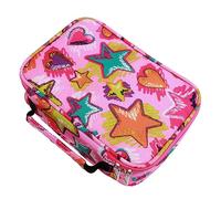 EDATOFLY Estuche Lapices Estuches Escolares 72 Ranuras Multifunción Grande Estuches Colores Portalápices para Niños y Niñas (Rosado)