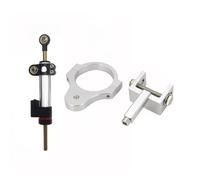 EDAUZVFR Regulador Dirección Moto Compatible con Tiger 900 GT para Rally para TIGER900 para Tiger 850 Soporte Universal del Amortiguador Estabilizador De Dirección De Motocicleta Ajustable