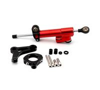 EDAUZVFR Regulador Dirección Moto Compatible con Yamaha para X-MAX300 para X-MAX para X-MAX 300 para XMAX300 2017-2023 Kit De Amortiguador Estabilizador De Dirección De Motocicleta Ajustable