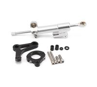 EDAUZVFR Regulador Dirección Moto Compatible con Yamaha para X-MAX300 para X-MAX para X-MAX 300 para XMAX300 2017-2023 Kit De Amortiguador Estabilizador De Dirección De Motocicleta Ajustable