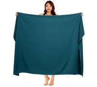 EDB Toalla de baño gigante XXXL Jumbo (150 cm x 200 cm, 600-GSM) Súper suave 100% algodón egipcio de secado rápido, toallas grandes de baño para playa (Blue Lagoon)