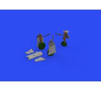 (EDB648700) - Eduard Brassin 1:48 - F-4B u/carriage legs BRONZE (Tam)