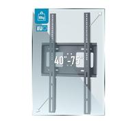 Edbak PWB3 Negro - Soporte de pared para pantalla plana (80 kg, 100 x 100 mm, 600 x 400 mm, Negro)