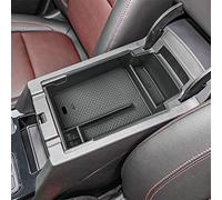 EDBETOS Bandeja organizadora de consola central compatible con accesorios Chevy Blazer 2019 2020 2021 2022 2023 interior secundario reposabrazos almacenamiento guantera divisor material ABS borde negro