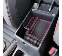 EDBETOS Bandeja organizadora de consola central compatible con accesorios Kia Forte GT 2019-2022 2023, caja de almacenamiento interior secundaria para reposabrazos, bandeja de inserción de material