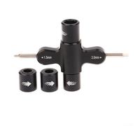 EDC - Llave de trinquete para herramientas de proyectos de pasatiempos - para mini llave con función giratoria de enchufe para construcción de modelos de aviones y piezas de cuadricóptero, 8 cm