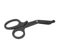 EDC Military EMT Tijeras para Traumatismos de Primeros Auxilios, Tijeras de Rescate de Supervivencia Militar de Emergencia de Acero Inoxidable con Dientes Finos(negro)