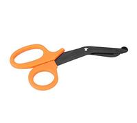 EDC Military EMT Tijeras para Traumatismos de Primeros Auxilios, Tijeras de Rescate de Supervivencia Militar de Emergencia de Acero Inoxidable con Dientes Finos(naranja)