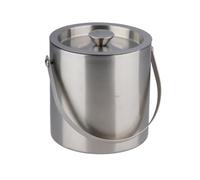 Edco Eindhoven B.V. Alpina - Cubitera de Acero Inoxidable (diámetro 15,5 x 15,5 cm, Doble Aislamiento, con Tapa y asa, 670 g, para Fiestas, barbacoas y Casas)