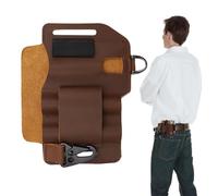 EDCs Tool, 18 * 15cm Multifunction Cowhide EDCs Pocket Organizer | Belt Sheath Pocket Organizer - Leather Pouch with Pen Holder