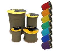 EdcX 4 mm Nylon Paracord 550 300 m (1000 pies) - Tipo III, Cuerda 100% Nylon, Cuerda de 7 hebras, Cuerda de Nylon de 4 mm en Colores sólidos (Coyote Brown, 300 m)