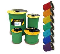 EdcX 4 mm Nylon Paracord 550 300 m (1000 pies) - Tipo III, Cuerda 100% Nylon, Cuerda de 7 hebras, Cuerda de Nylon de 4 mm en Colores sólidos (Green, 300 m)
