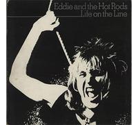 Eddie And The Hot Rods - Life On The Line + Insert - Blue Label