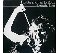 EDDIE AND THE HOT RODS - LIFE ON THE LINE LP UK ISLAND 1977