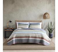 Eddie Bauer Escalera Reversible Quilt Set, salmón, Full/Queen