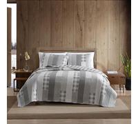 Eddie Bauer Fairview 3 Piezas Algodón Juego de edredón Reversible, Full/Queen