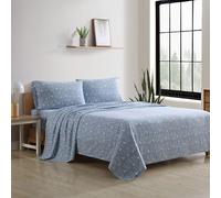 Eddie Bauer - Flannel Collection - Juego de sábanas de algodón, Preencogido y Cepillado para Mayor suavidad, Comodidad y sensación de Calidez, tamaño Individual, Birch Forest