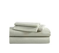 Eddie Bauer Home - Juego de sábanas de algodón de la colección de Franela, preencogidas y cepilladas para Mayor suavidad, Comodidad y sensación acogedora, Queen, Verde