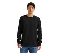Eddie Bauer Men's Legend Wash 100% Cotton Long-Sleeve Classic T-Shirt, Black, XXX-Large