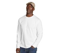 Eddie Bauer Men's Legend Wash 100% Cotton Long-Sleeve Classic T-Shirt, White, XXX-Large