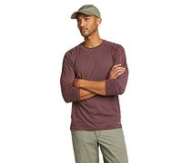 Eddie Bauer Men's Mountain Trek Long-Sleeve T-Shirt, Dusty Violet, X-Large