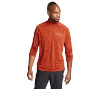 Eddie Bauer Men's Resolution Long-Sleeve 1/4-Zip, Copper, Small